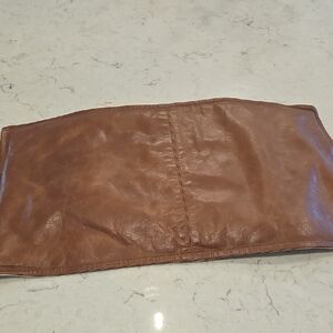 Villa Pillow Cover - Kona Brown - Leather 14x26 - EUC!